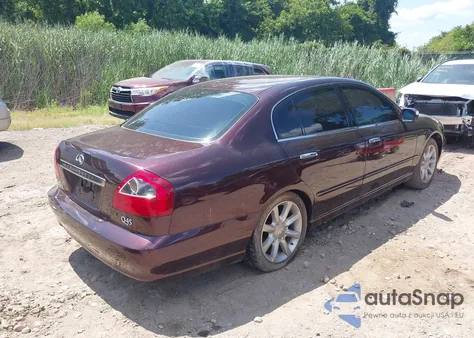 2002 Infiniti Q45 Luxury from USA, damaged, VIN JNKBF01A72M002885